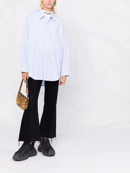 Pinstripe Cotton Shirt