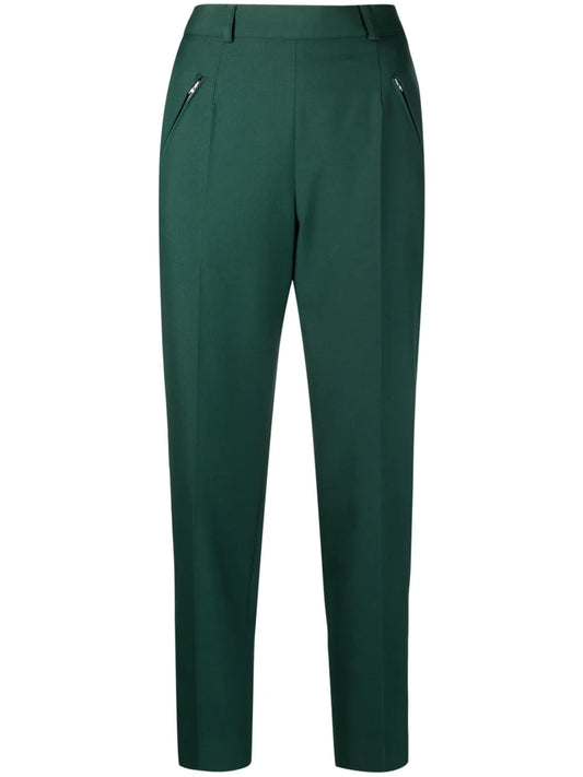High-Rise Tailored Trousers