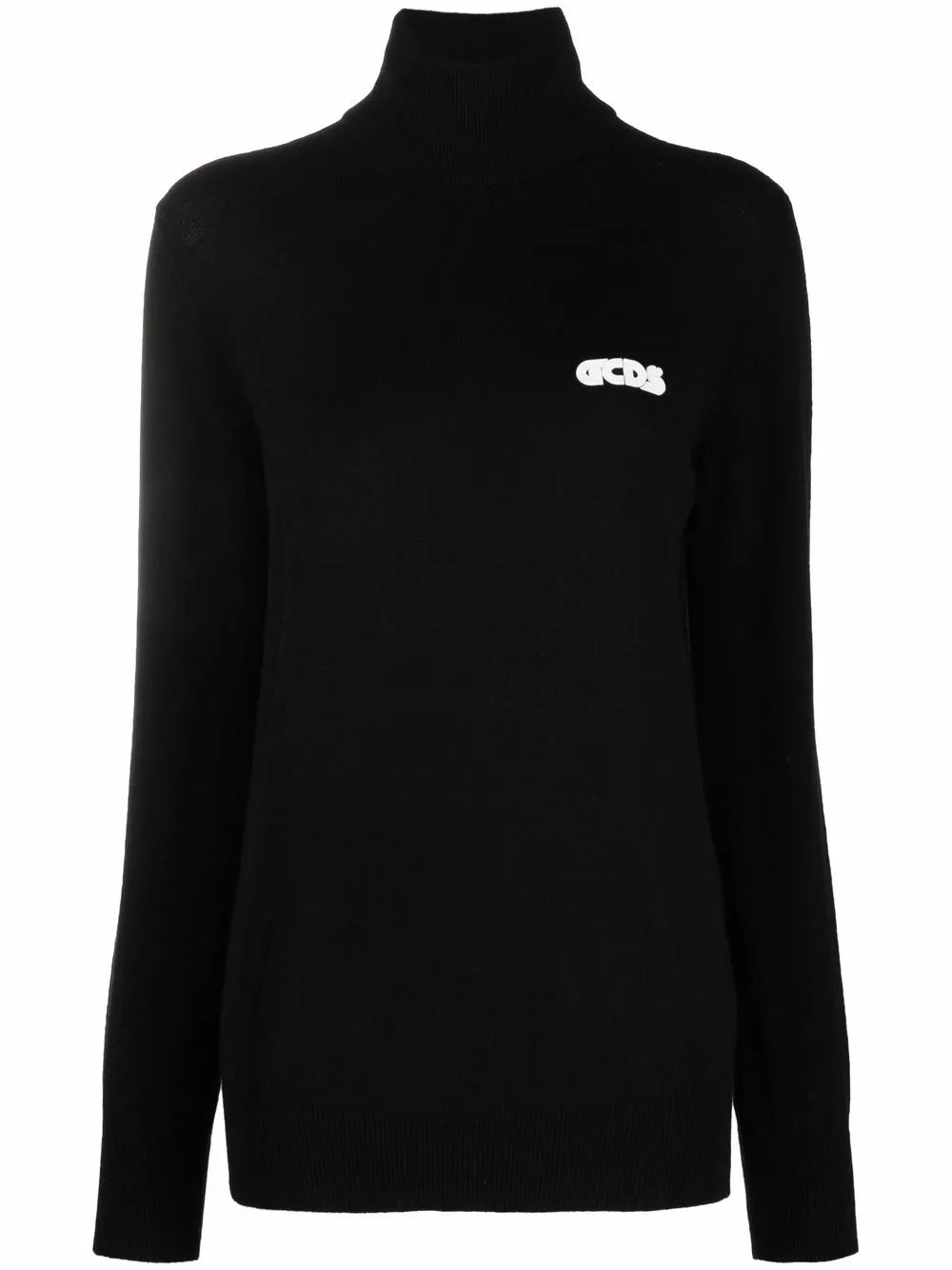 Embroidered Logo Roll Neck Jumper