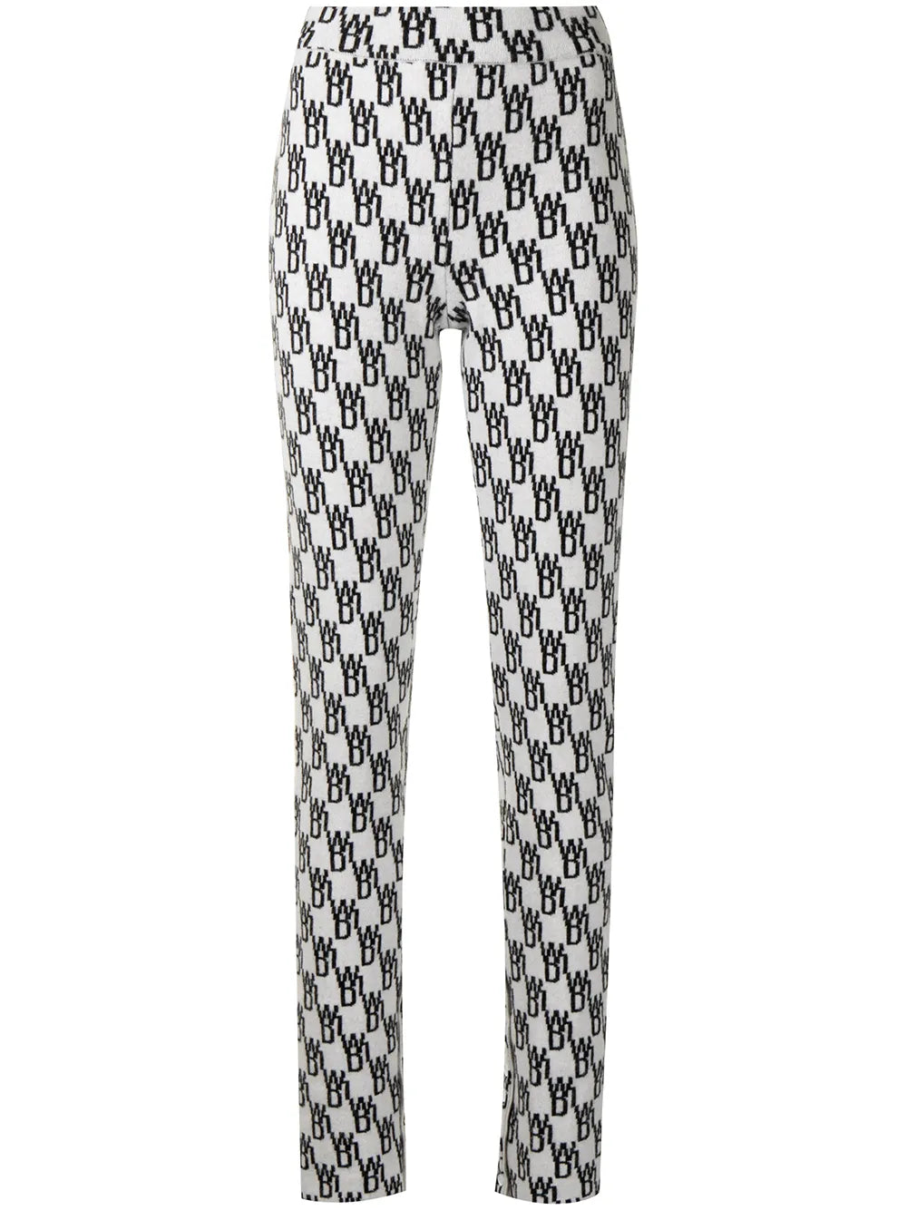 Logo Pattern Knitted Leggings