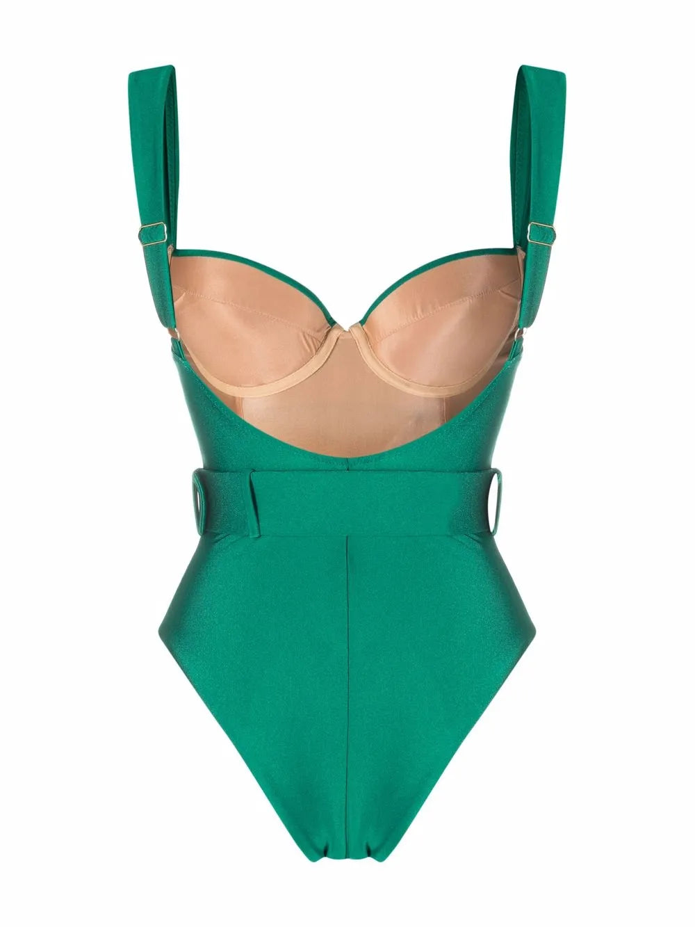 Belted One-Piece Swimsuit