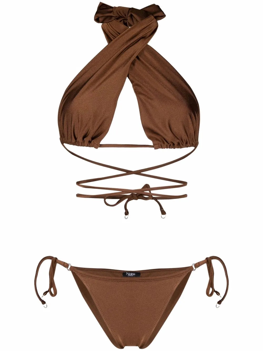 Cross Front Bikini Set