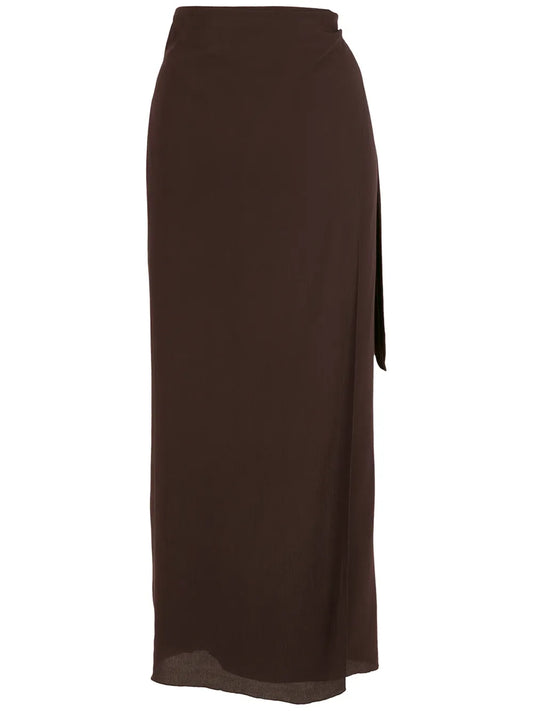 Side-Tie Sarong Skirt