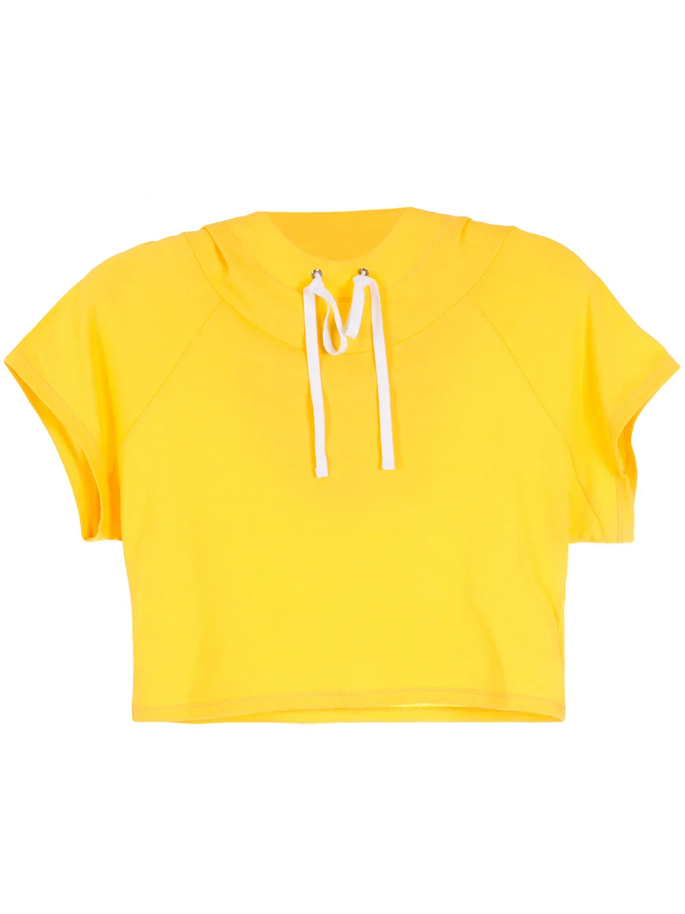 Cropped T-Shirt Hoodie