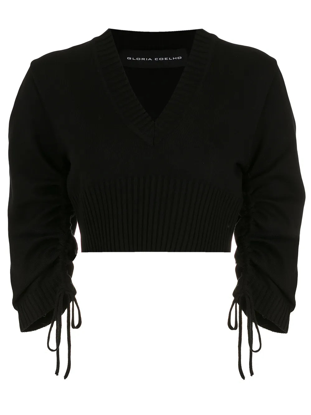 Short-Sleeved Gathered Top