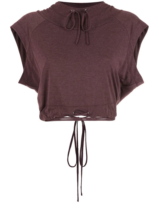 Cropped Hooded Top