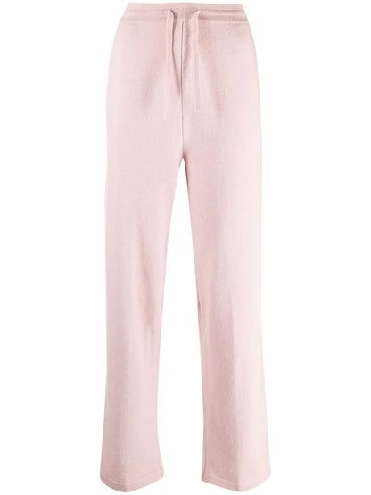 Straight-Leg Knitted Trousers