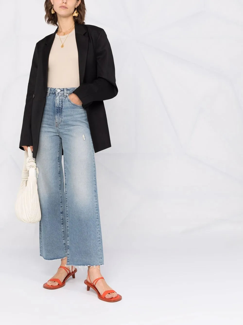 Wide-Leg Organic Jeans