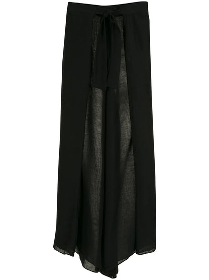 Box-Pleat Palazzo Pants