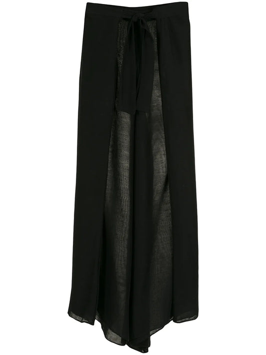 Box-Pleat Palazzo Pants