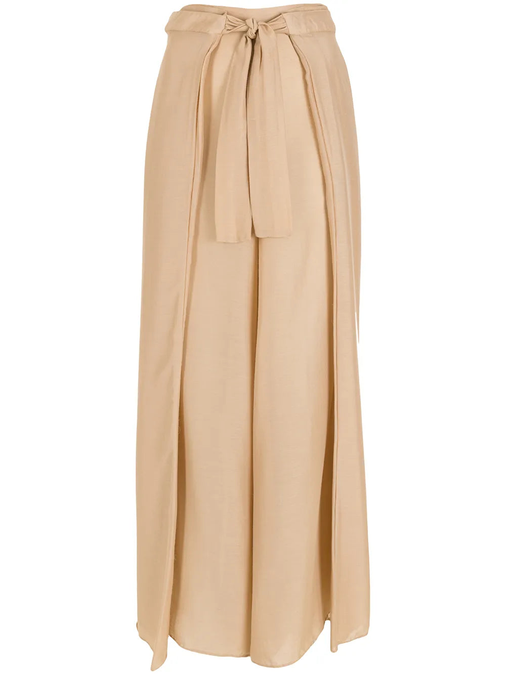 Box-Pleat Palazzo Pants