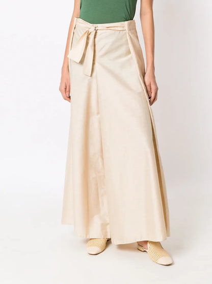 Box-Pleat Palazzo Pants