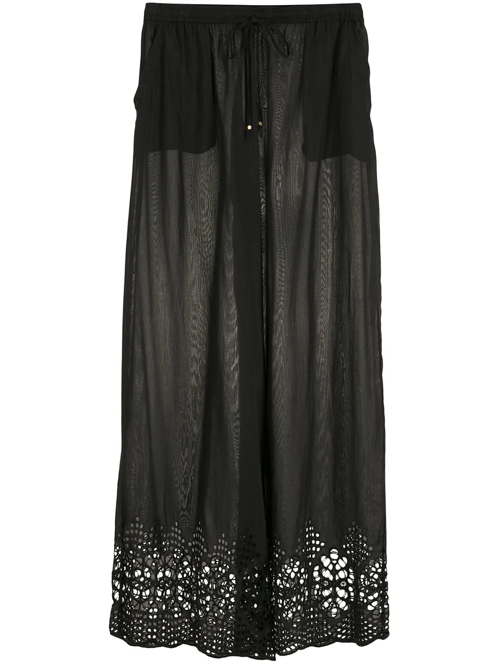 Broderie-Anglaise Palazzo Pants