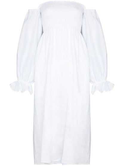 Atlanta Linen Midi Dress