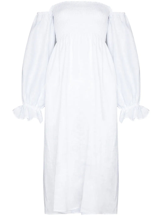 Atlanta Linen Midi Dress