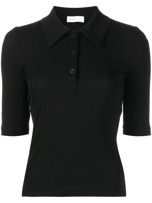Short-Sleeve Cotton Polo Shirt
