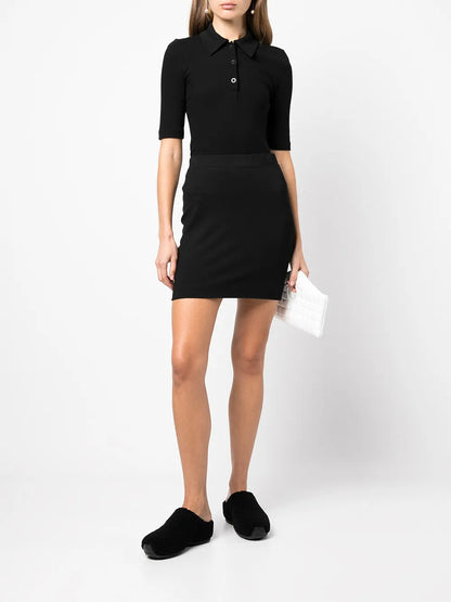 High-Waisted Bodycon Mini Skirt