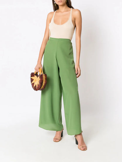 Silk Palazzo Pants