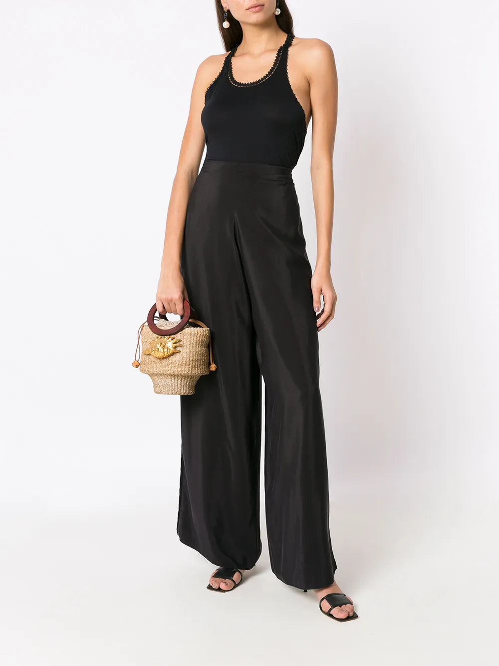 Silk Palazzo Pants