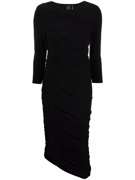 Draped Fitted Dress