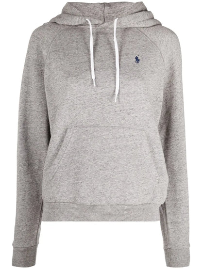 Embroidered-Pony Hoodie