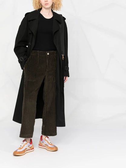 Corduroy Cropped Trousers