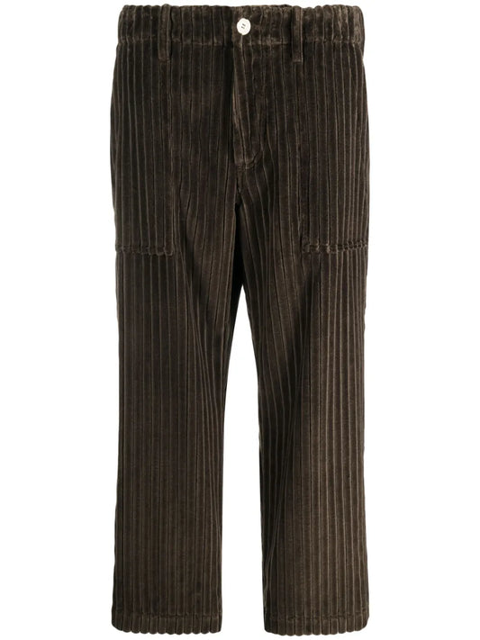 Corduroy Cropped Trousers