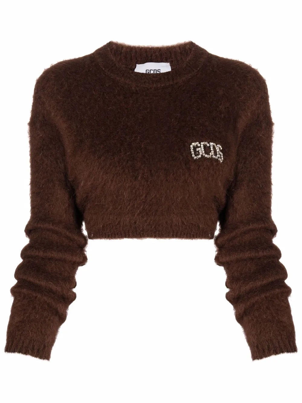 Embellished-Logo Jumper