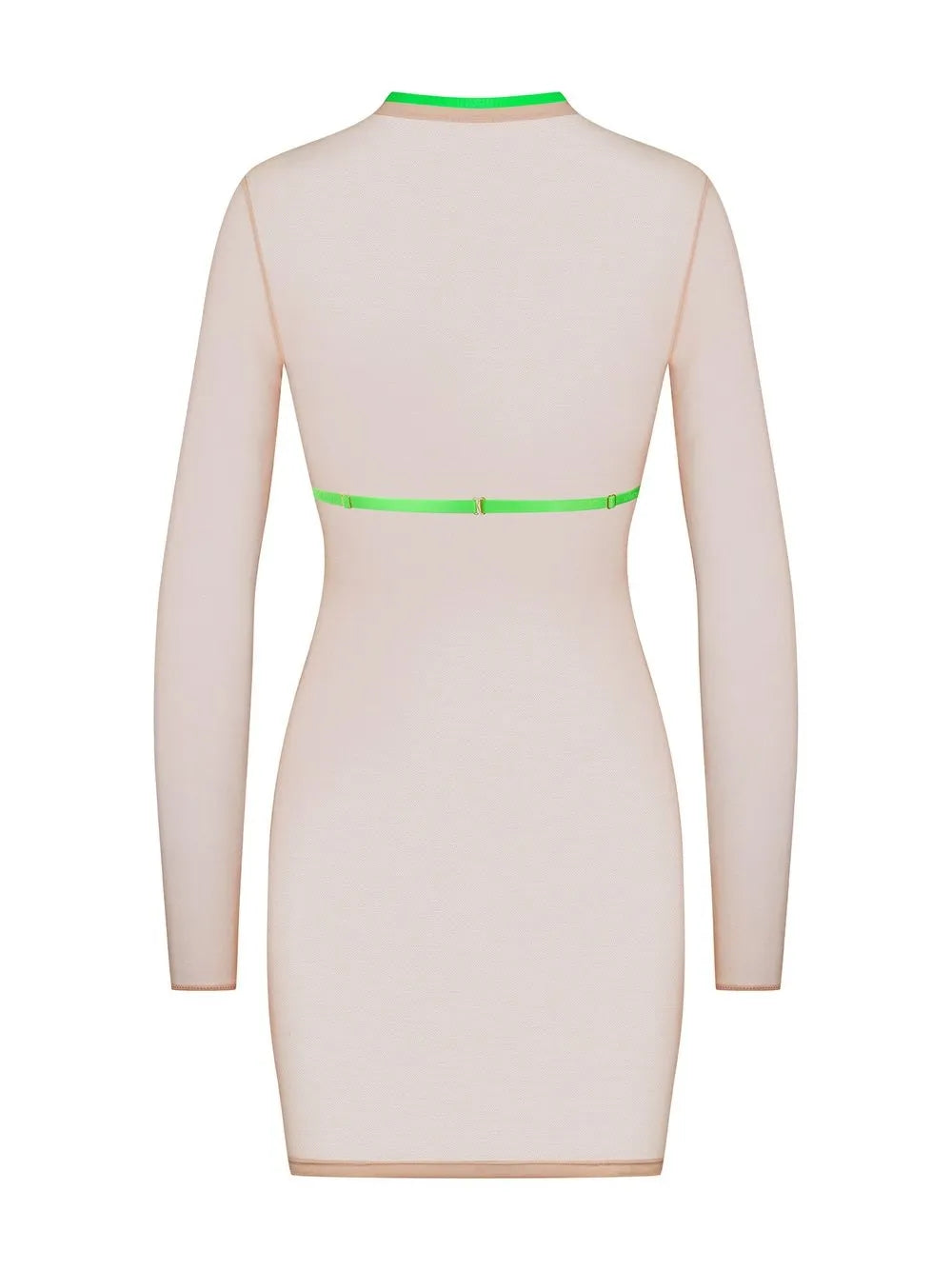 Corps À Corps Harness-Detail Sheer Dress