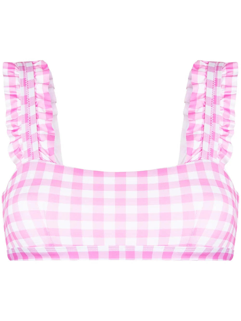 Gingham Bikini Top