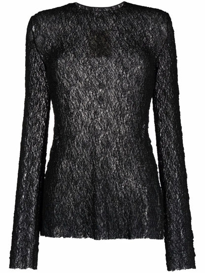 Sheer Knitted Jumper