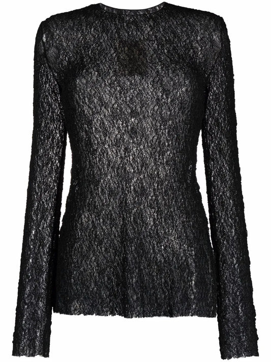 Sheer Knitted Jumper