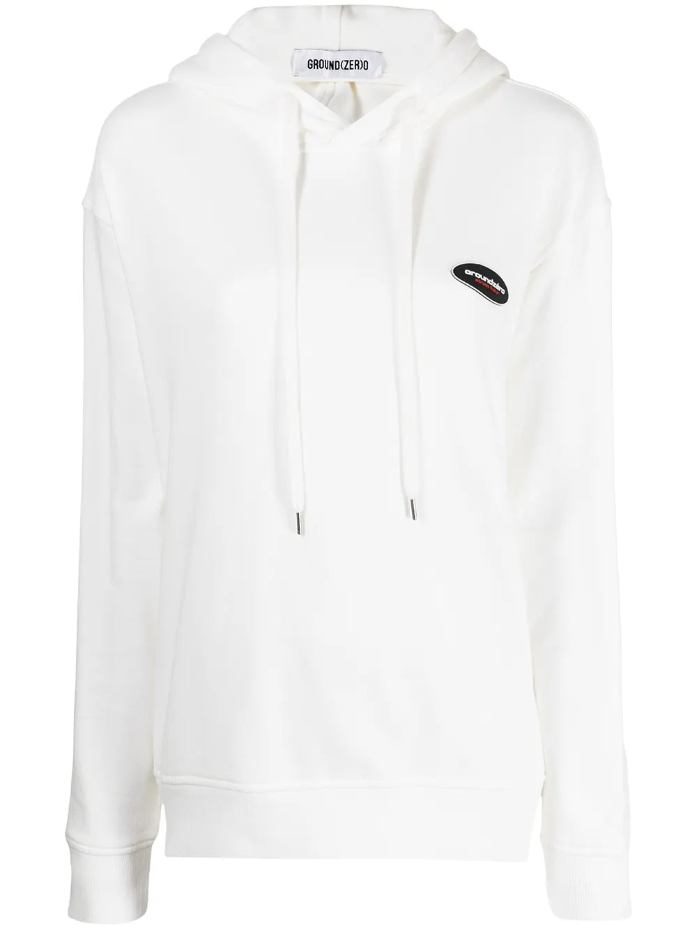Logo-Patch Cotton Hoodie