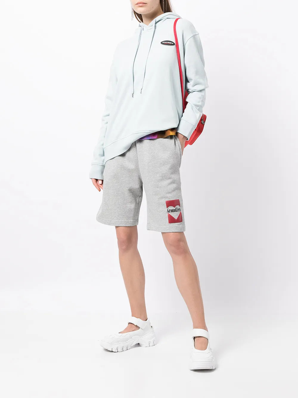 Logo-Patch Cotton Hoodie