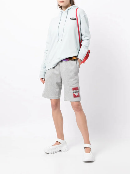 Logo-Patch Cotton Hoodie