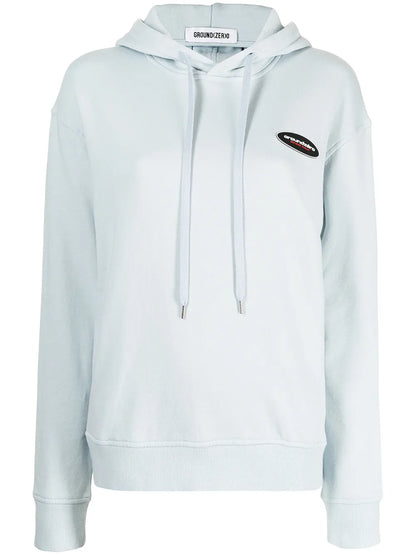 Logo-Patch Cotton Hoodie