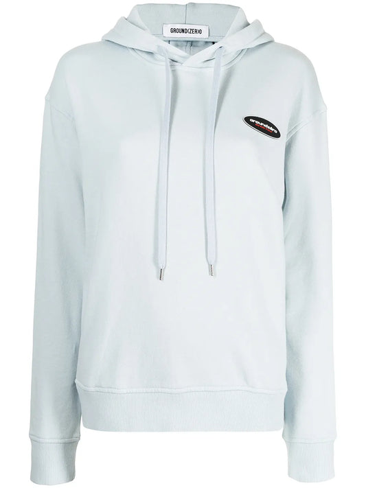 Logo-Patch Cotton Hoodie
