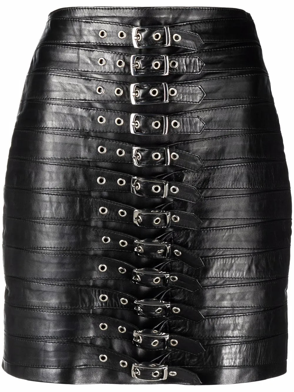 Dita Leather Mini Skirt