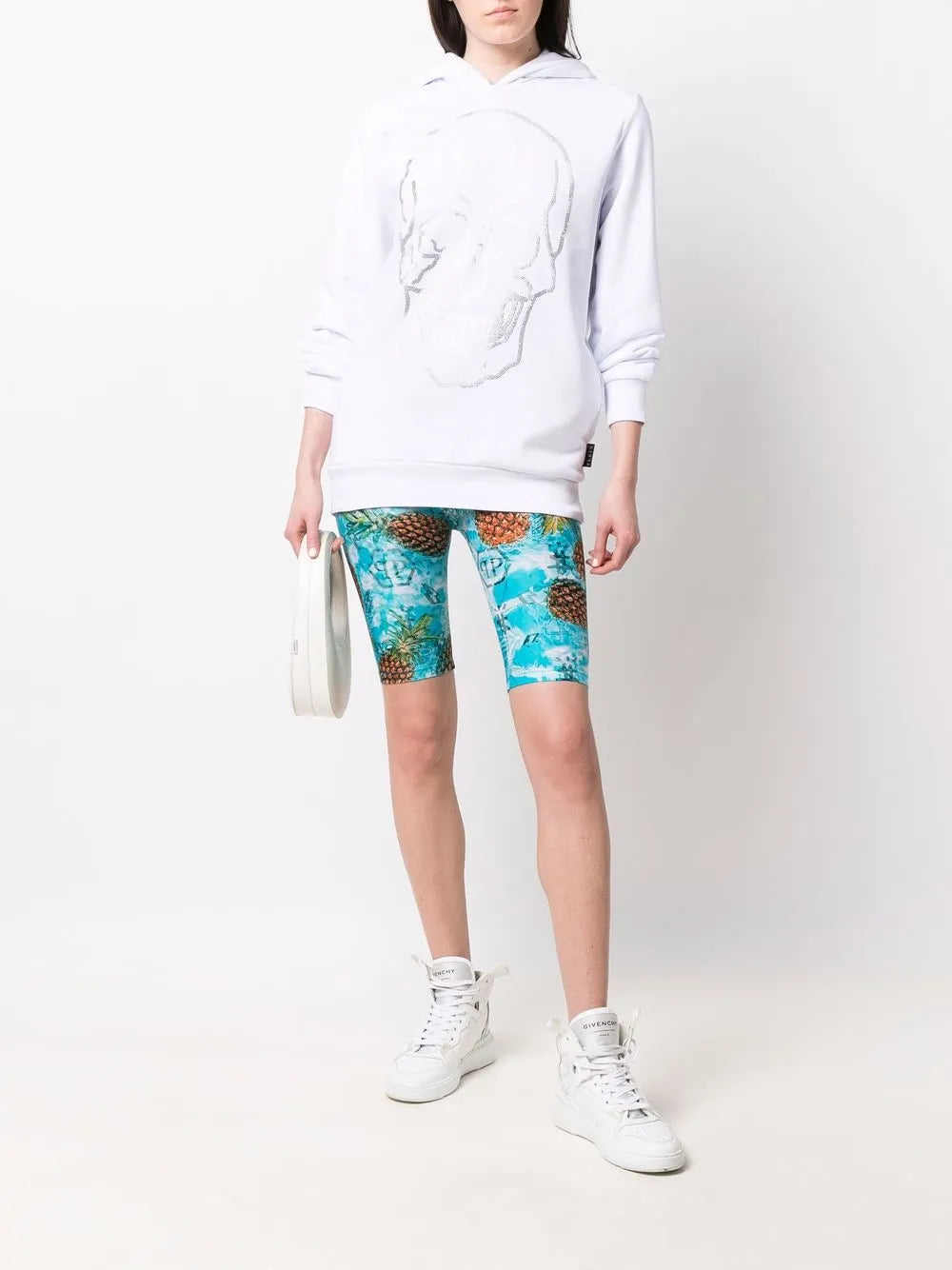 Pineapple-Print Shorts