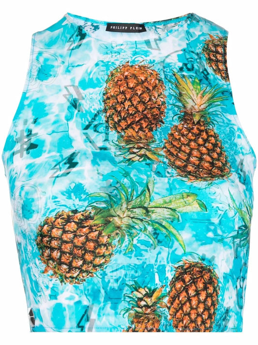 Pineapple Skies Crop Top