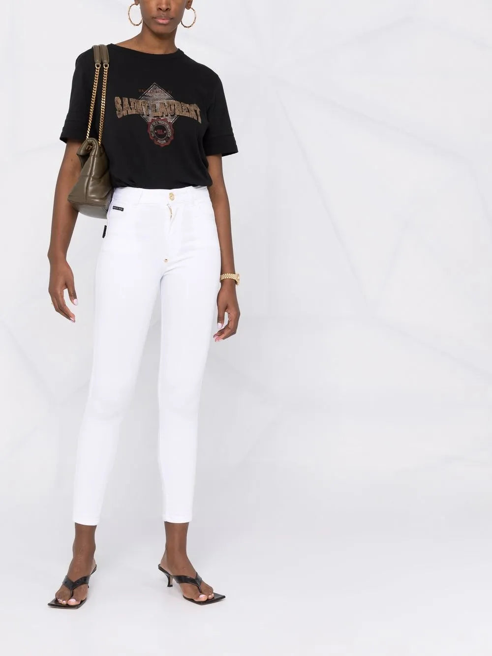 Logo-Appliqué Skinny Jeans