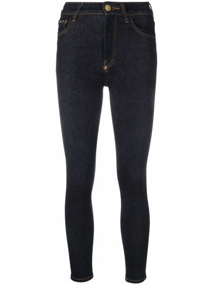 Logo-Appliqué Skinny Jeans