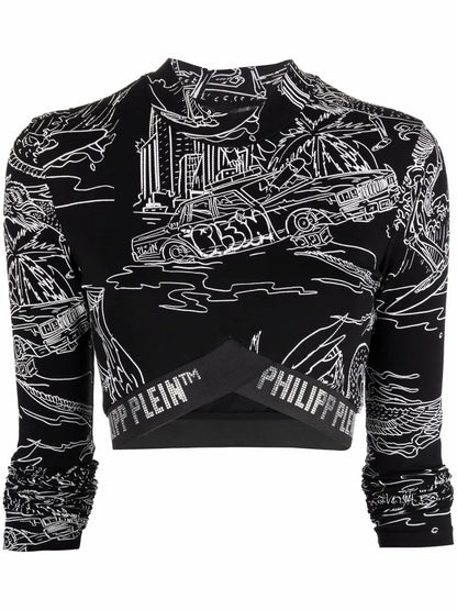 Graphic Logo Jogging Top
