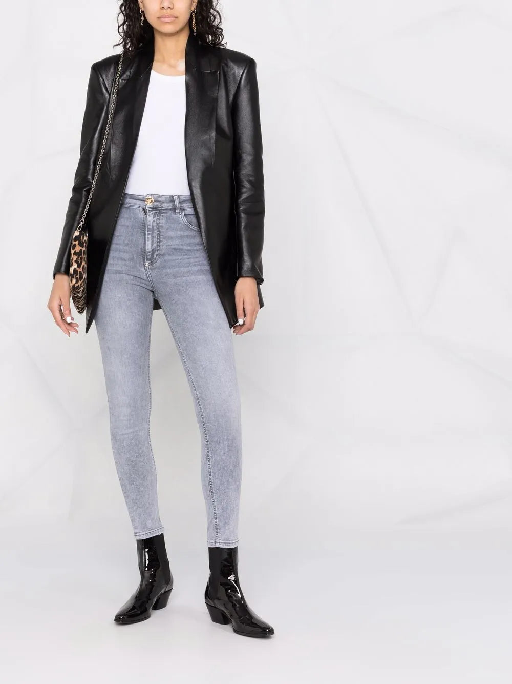 Skinny Cropped Faded Jeans