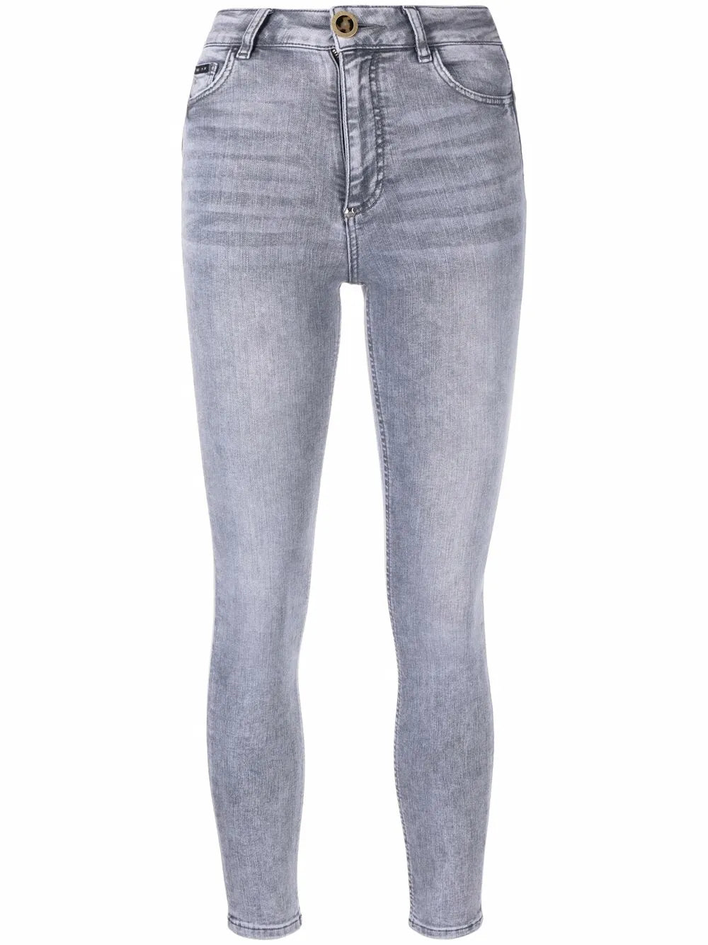 Skinny Cropped Faded Jeans