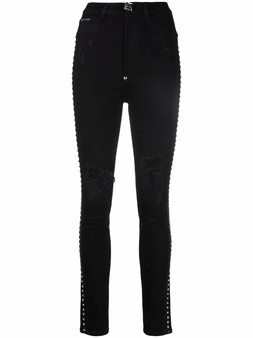 Crystal-Embellished Jeggings