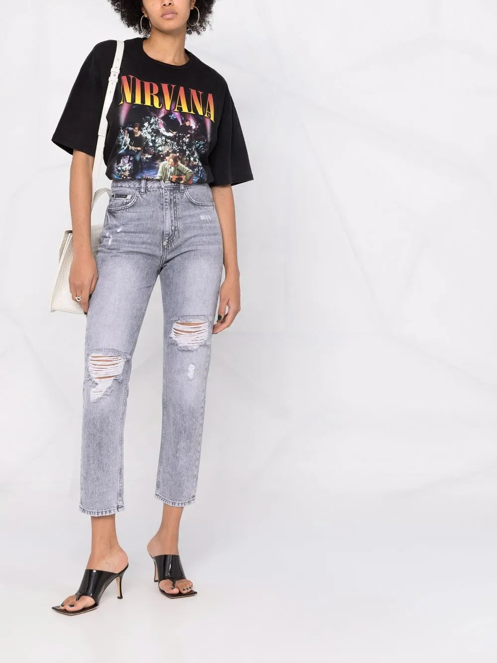 Ripped Cropped Jeans