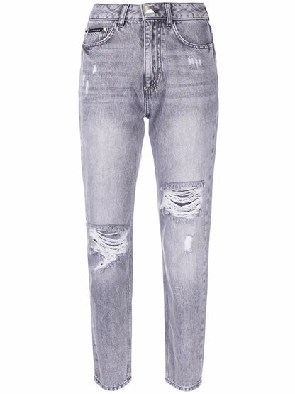 Ripped Cropped Jeans