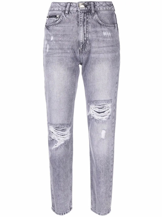 Ripped Cropped Jeans