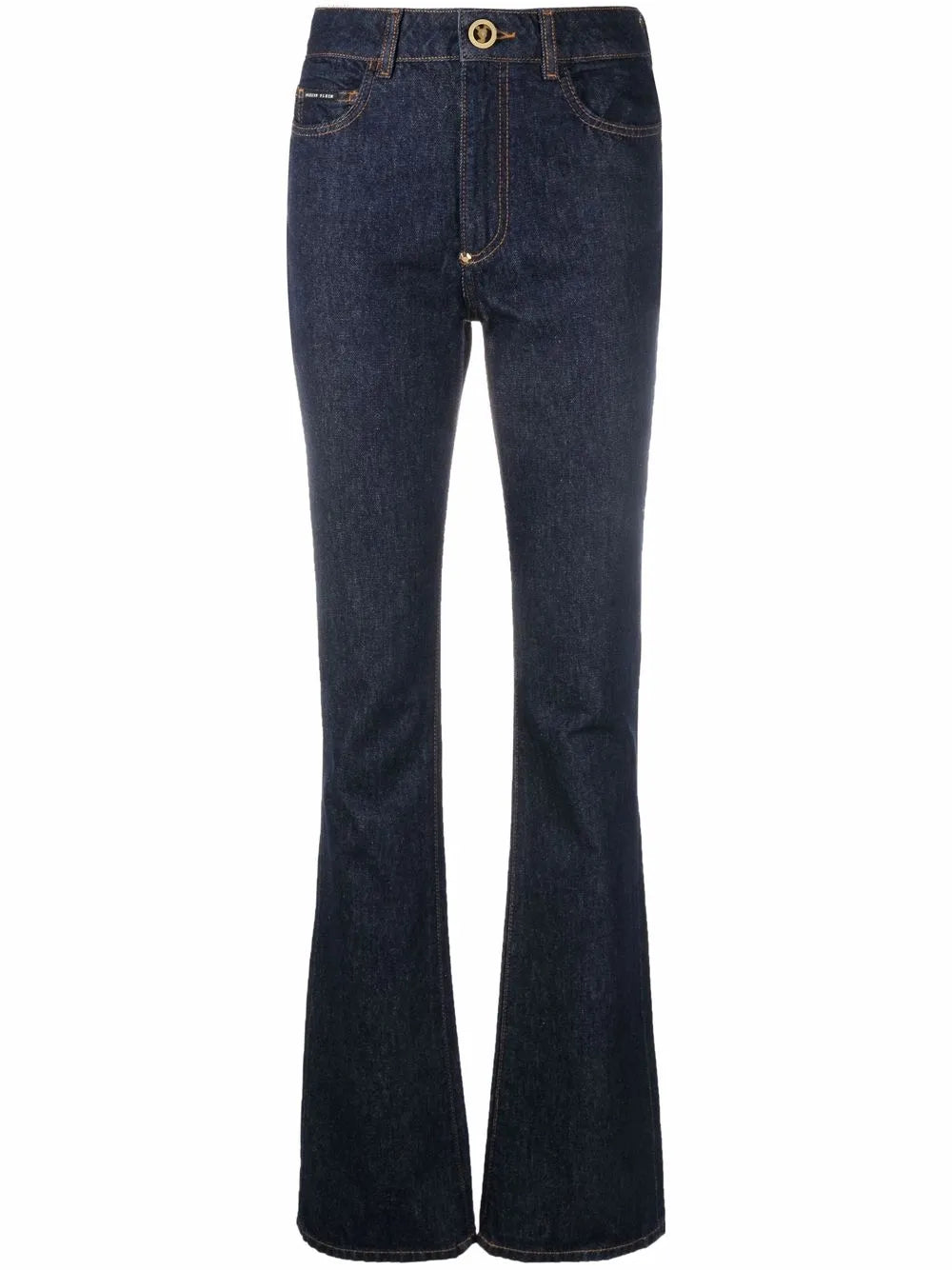High-Waisted Flared Jeans